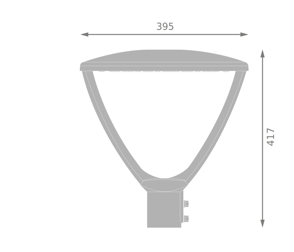 LED pouličné osvetlenie 59W IP66 2200K 145° – pouličné LED svietidlo LEDVANCE