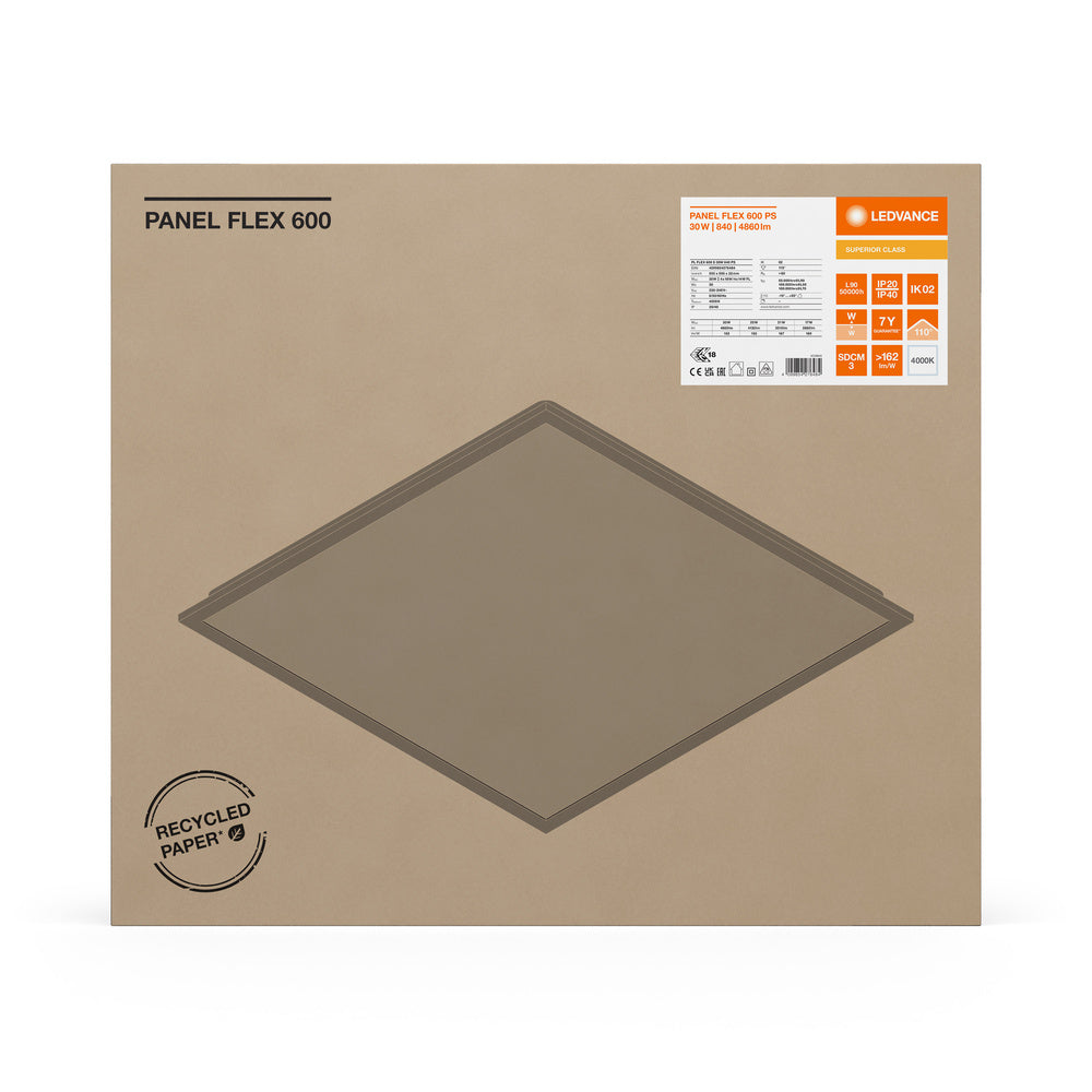 LED panel 30W IP40 4000K 110° – LED stropný panel LEDVANCE