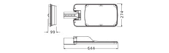 LED pouličné osvetlenie 150W IP66 5700K – pouličné LED svietidlo LEDVANCE