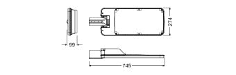 LED pouličné osvetlenie 200W IP66 5700K – pouličné LED svietidlo LEDVANCE