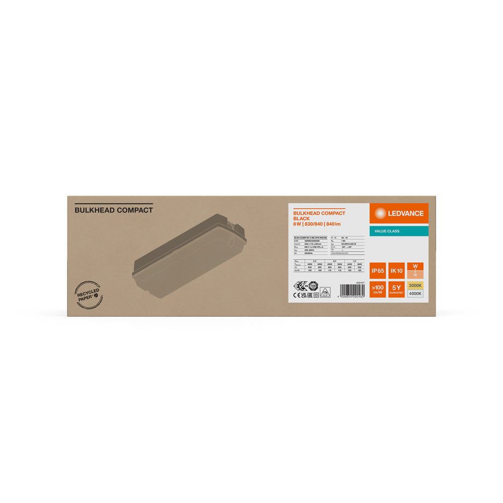 LED nástenné svietidlo 8W IP65 3000K 125° – nástenné LED svietidlo LEDVANCE