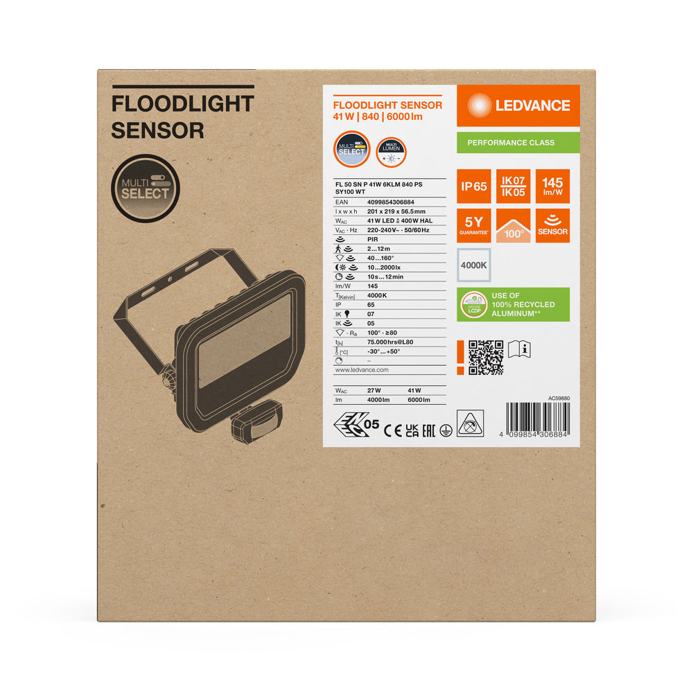 LED reflektor 41W IP65 4000K 100° – vonkajšie LED svietidlo LEDVANCE