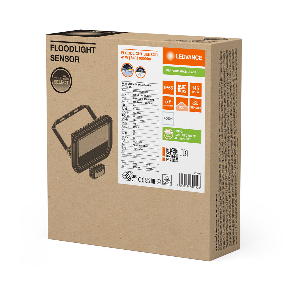 LED reflektor 41W IP65 4000K 100° – vonkajšie LED svietidlo LEDVANCE