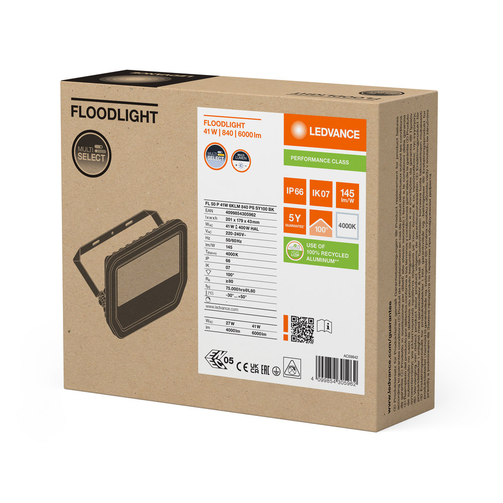 LED reflektor 41W IP66 4000K 100° – vonkajšie LED svietidlo LEDVANCE