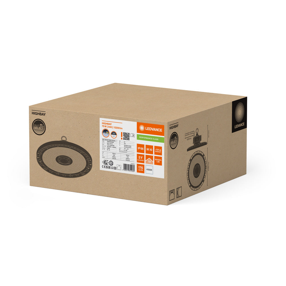 LED High Bay 75W IP66 4000K 70° – priemyselné LED svietidlo LEDVANCE