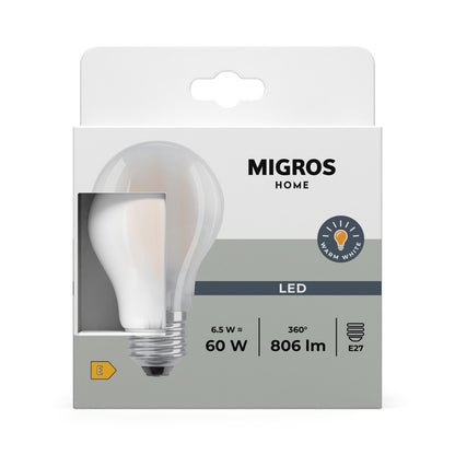 LED stropné svietidlo 6.5W IP20 2700K 300° – stropné LED svietidlo MIGROS