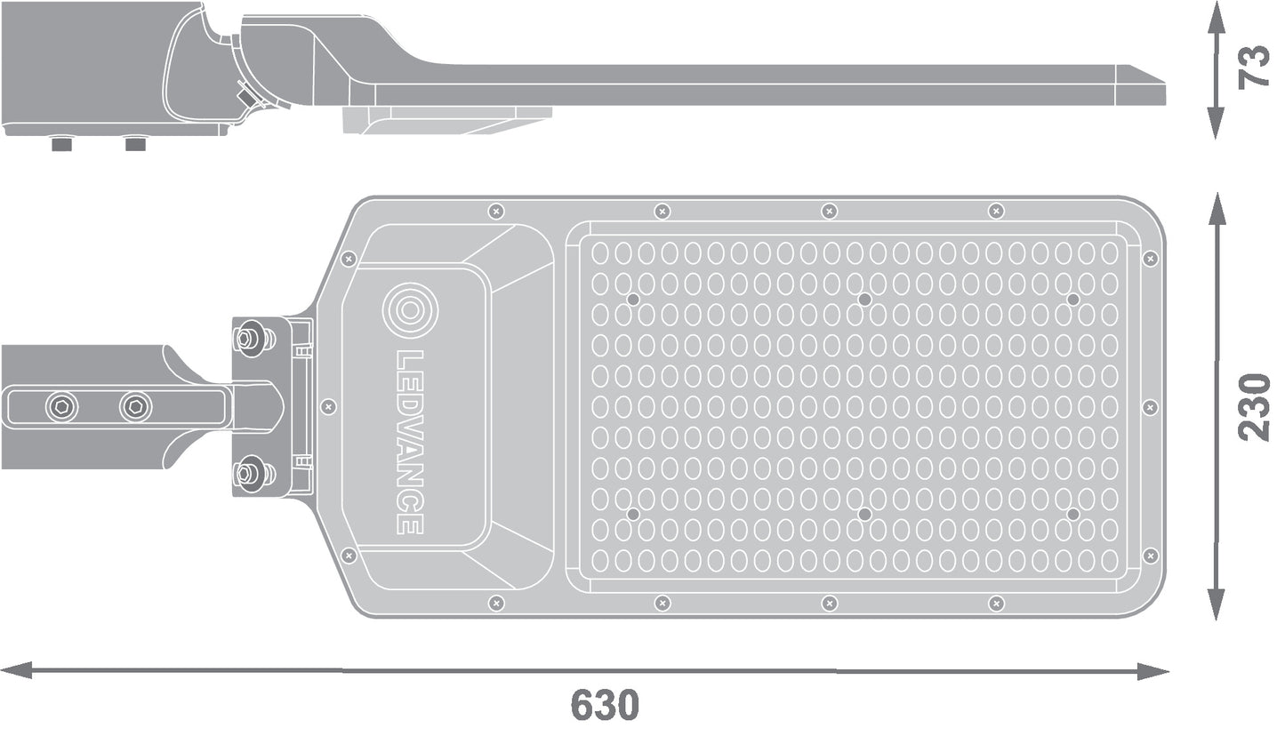 LED pouličné osvetlenie 150W IP65 3000K 155° – pouličné LED svietidlo LEDVANCE