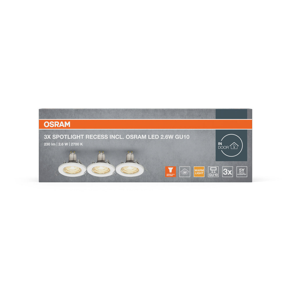 LED downlight 2.60W IP20 2700K 36° – zápustné LED svietidlo OSRAM