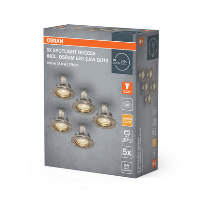 LED downlight 2.60W IP20 2700K 36° – zápustné LED svietidlo OSRAM