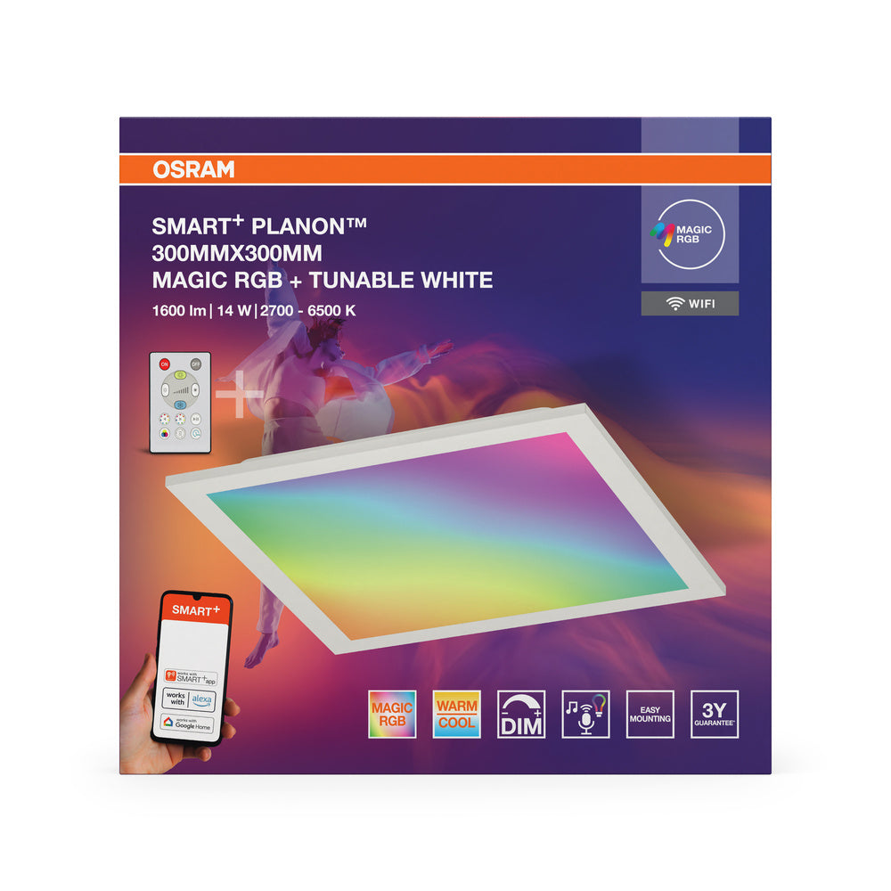 LED panel 14W IP20 6500K 120° – LED stropný panel OSRAM