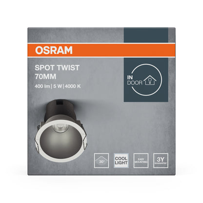 LED stropné svietidlo 5W IP20 4000K 30° – stropné LED svietidlo OSRAM