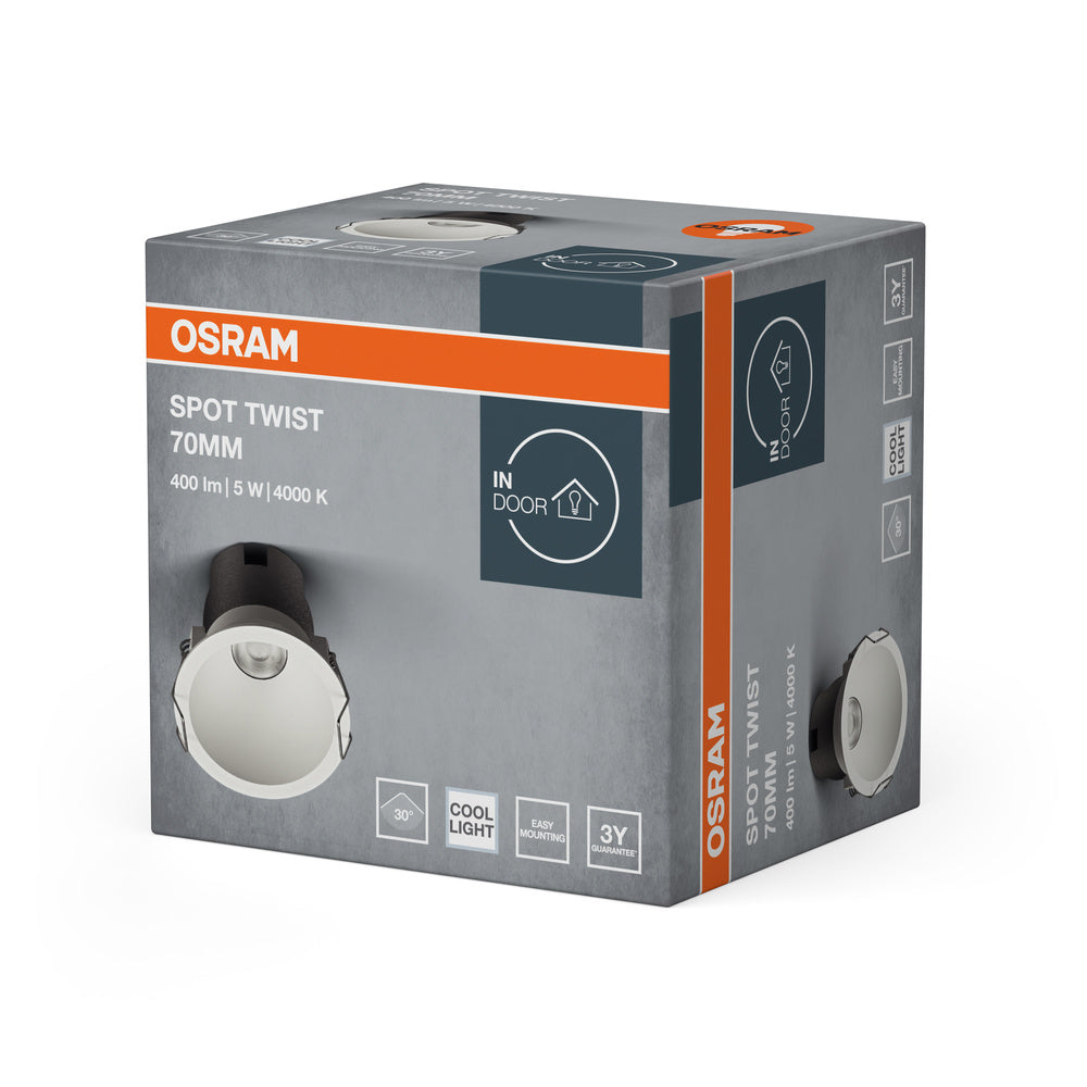 LED stropné svietidlo 5W IP20 4000K 30° – stropné LED svietidlo OSRAM