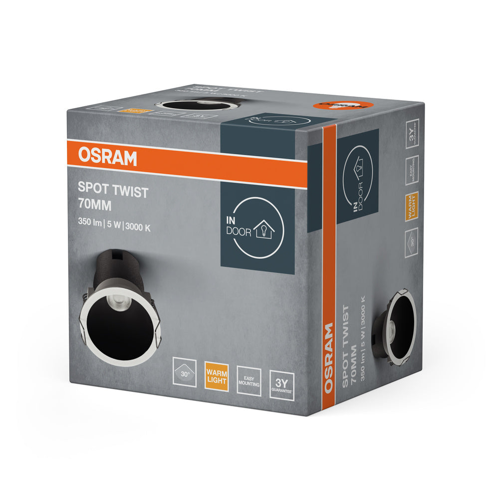 LED stropné svietidlo 5W IP20 3000K 30° – stropné LED svietidlo OSRAM