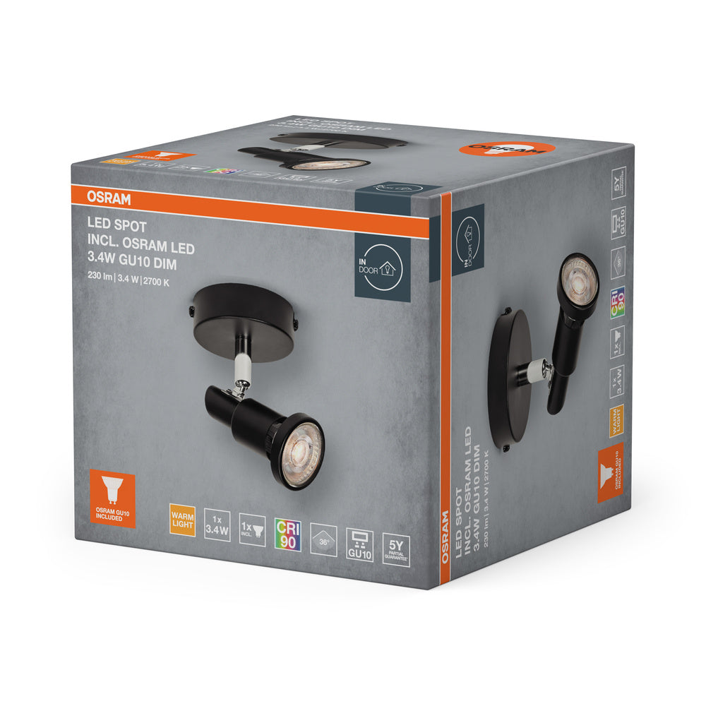 LED stropné svietidlo 3.40W IP20 2700K 36° – stropné LED svietidlo OSRAM