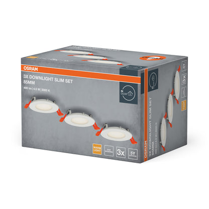 LED downlight 4.50W IP20 3000K 110° – zápustné LED svietidlo OSRAM