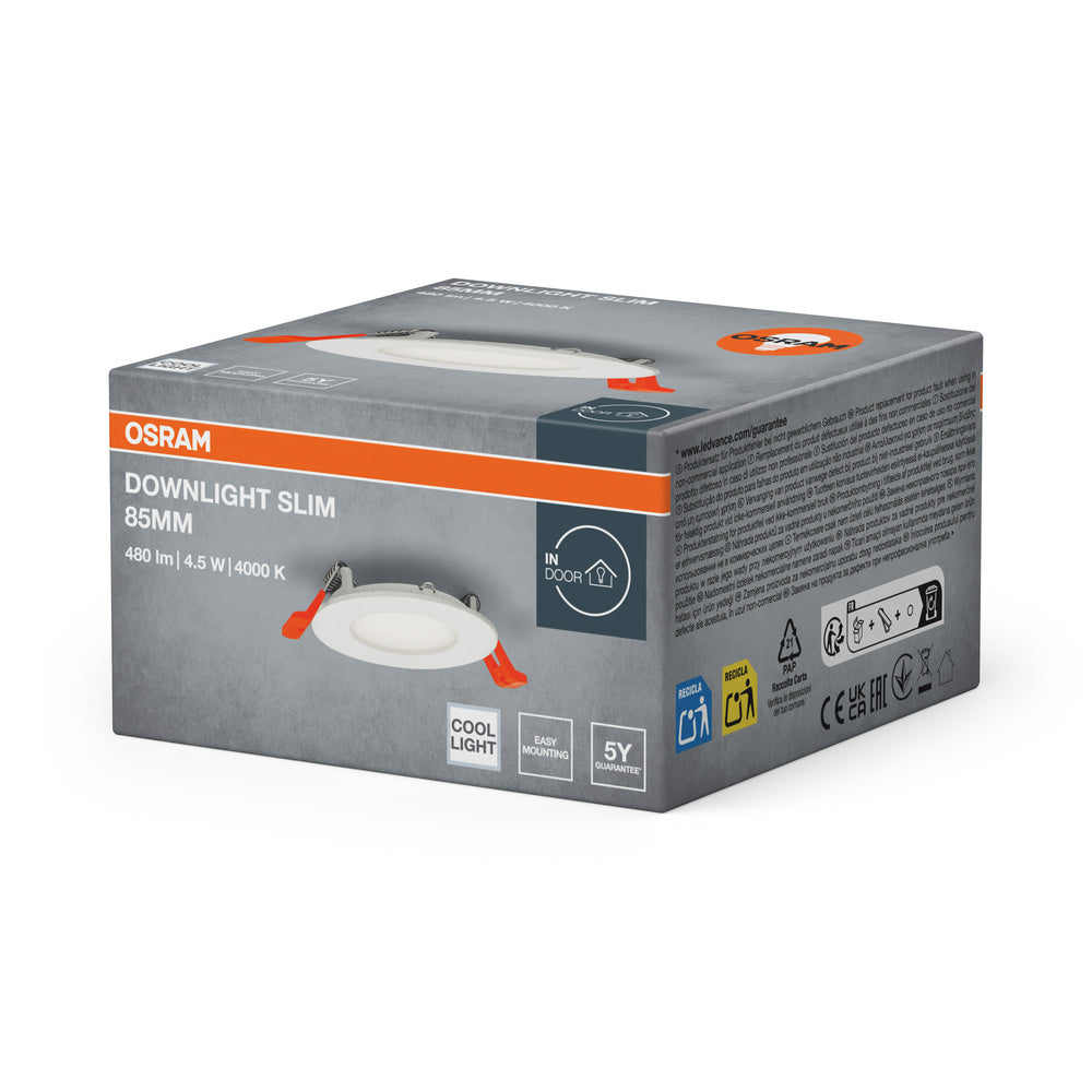 LED downlight 4.50W IP20 4000K 110° – zápustné LED svietidlo OSRAM