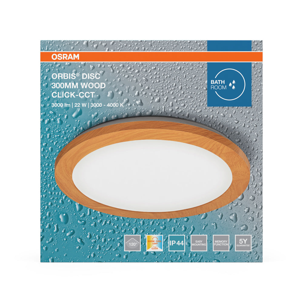 LED stropné svietidlo 22W IP44 4000K 120° – stropné LED svietidlo OSRAM