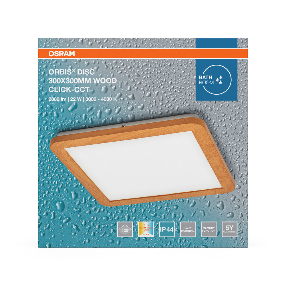 LED stropné svietidlo 22W IP44 4000K 120° – stropné LED svietidlo OSRAM