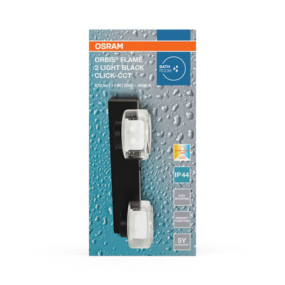 LED nástenné svietidlo 11W IP44 4000K 115° – nástenné LED svietidlo OSRAM