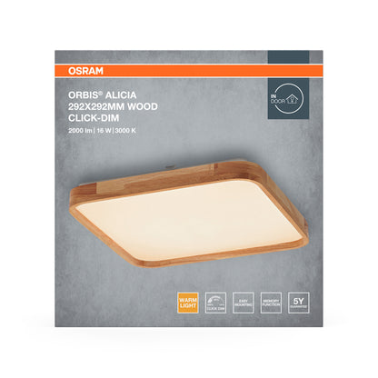 LED stropné svietidlo 16W IP20 3000K 120° – stropné LED svietidlo OSRAM
