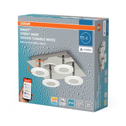 LED nástenné svietidlo 24W IP44 6500K 165° – nástenné LED svietidlo OSRAM