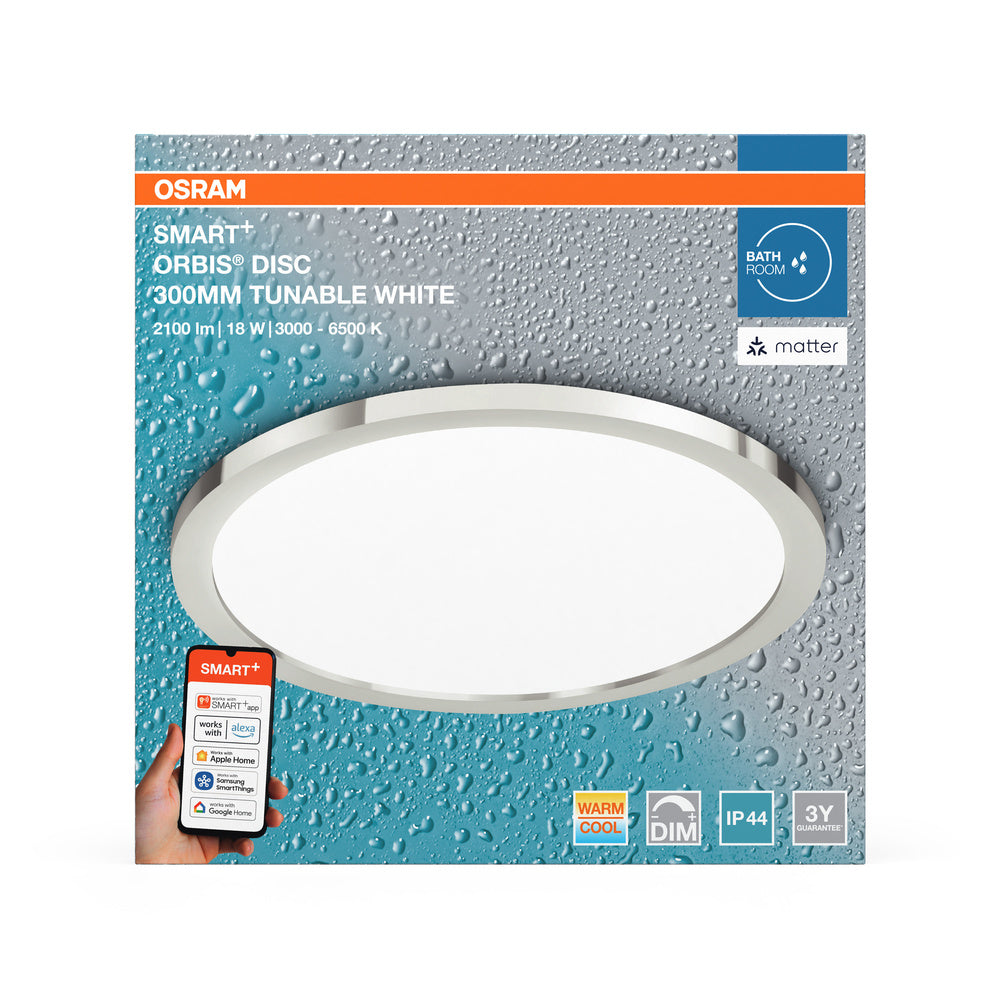 LED stropné svietidlo 18W IP44 6500K 110° – stropné LED svietidlo OSRAM
