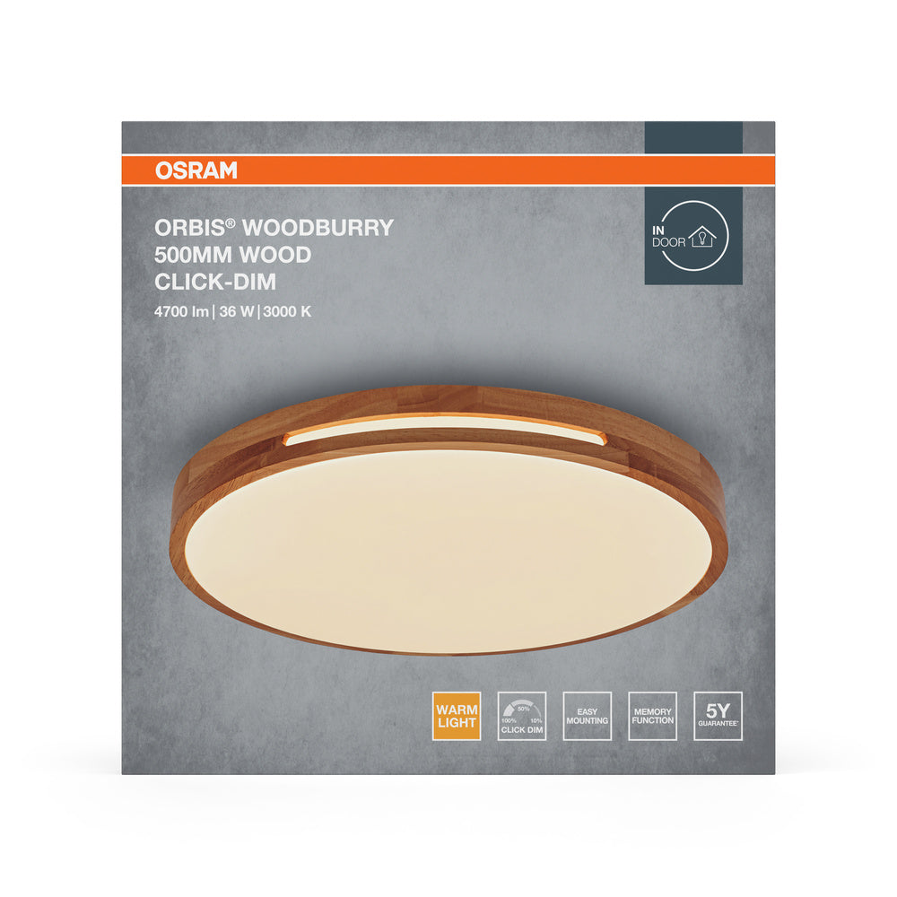 LED stropné svietidlo 36W IP20 3000K 120° – stropné LED svietidlo OSRAM