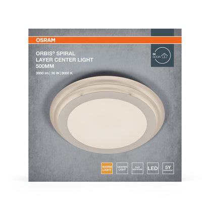LED stropné svietidlo 38W IP20 3000K – stropné LED svietidlo OSRAM
