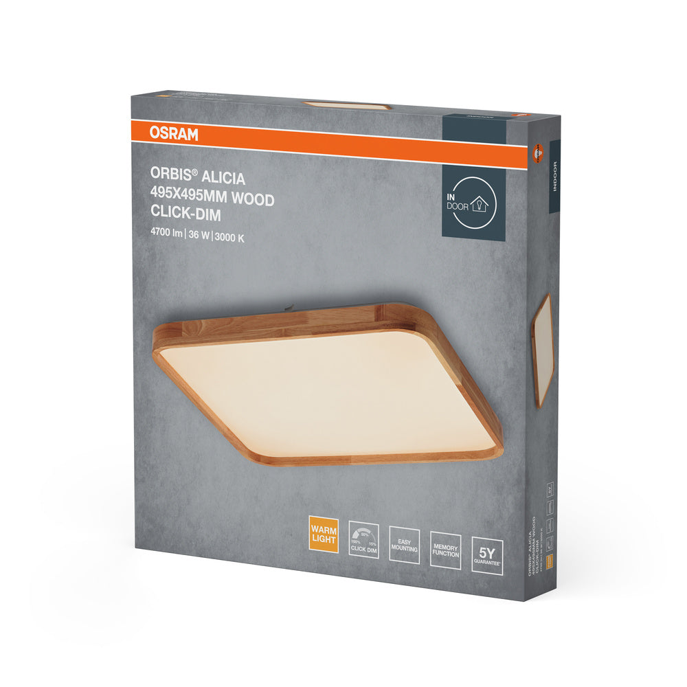 LED stropné svietidlo 36W IP20 3000K 120° – stropné LED svietidlo OSRAM