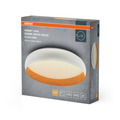 LED stropné svietidlo 36W IP20 3000K 120° – stropné LED svietidlo OSRAM