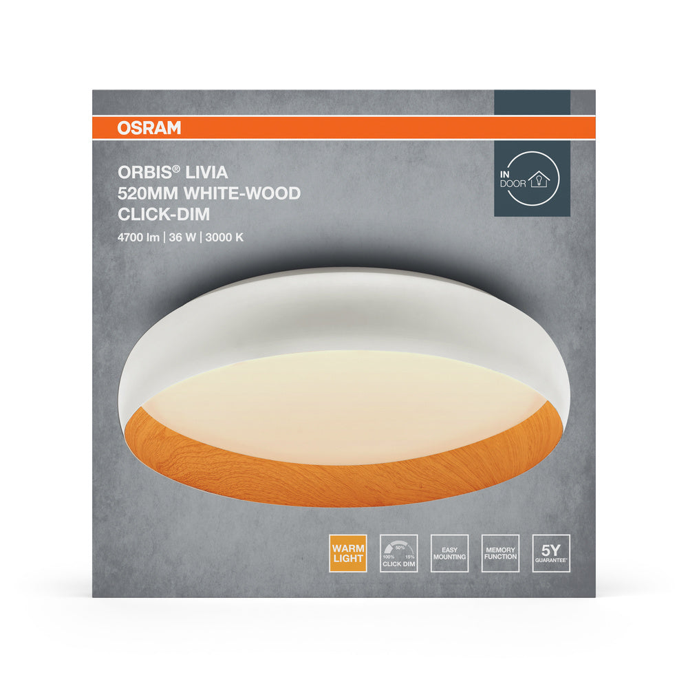LED stropné svietidlo 36W IP20 3000K 120° – stropné LED svietidlo OSRAM