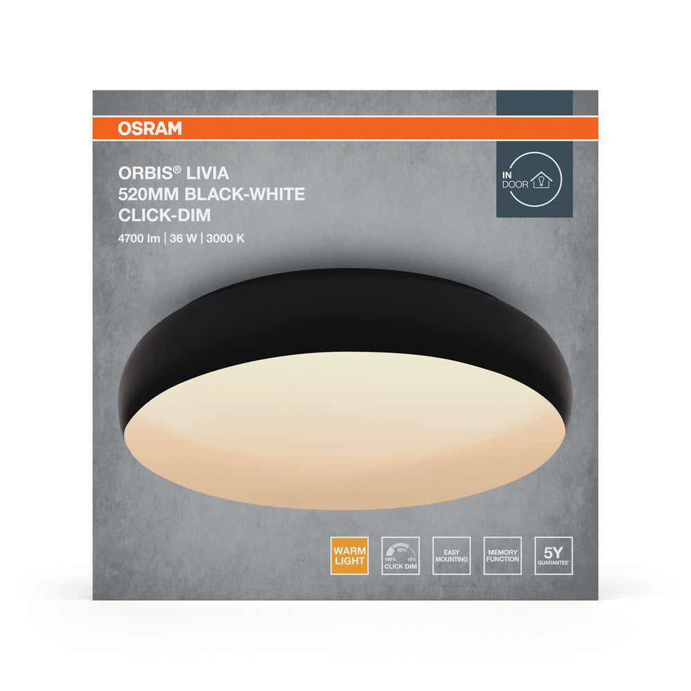 LED stropné svietidlo 36W IP20 3000K 120° – stropné LED svietidlo OSRAM