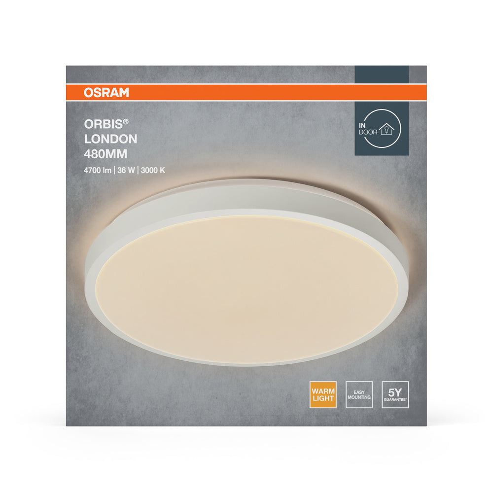 LED stropné svietidlo 36W IP20 3000K 120° – stropné LED svietidlo OSRAM