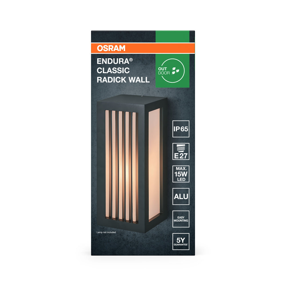 LED nástenné svietidlo IP65 – nástenné LED svietidlo OSRAM