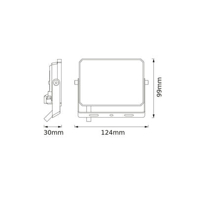 LED reflektor 20W IP65 4000K 105° – vonkajšie LED svietidlo LEDVANCE