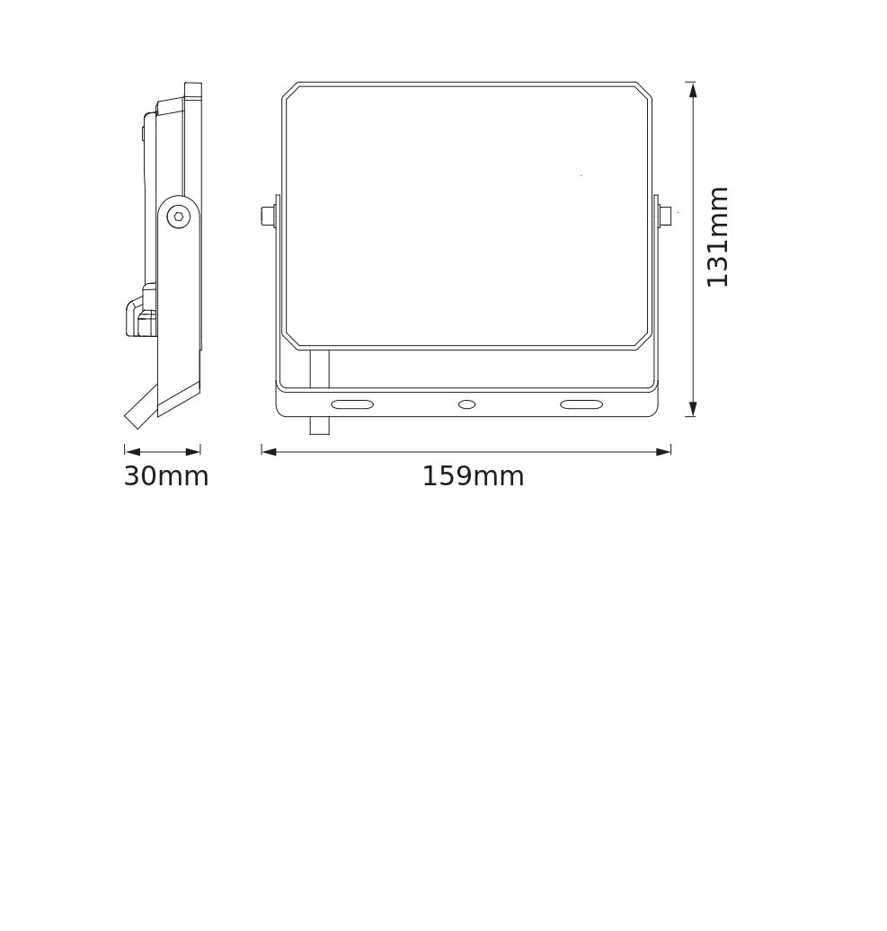 LED reflektor 30W IP65 4000K 105° – vonkajšie LED svietidlo BELLALUX