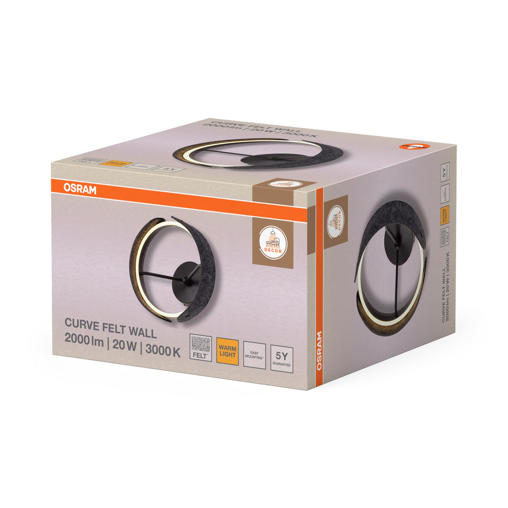 LED nástenné svietidlo 20W IP20 3000K 300° – nástenné LED svietidlo OSRAM