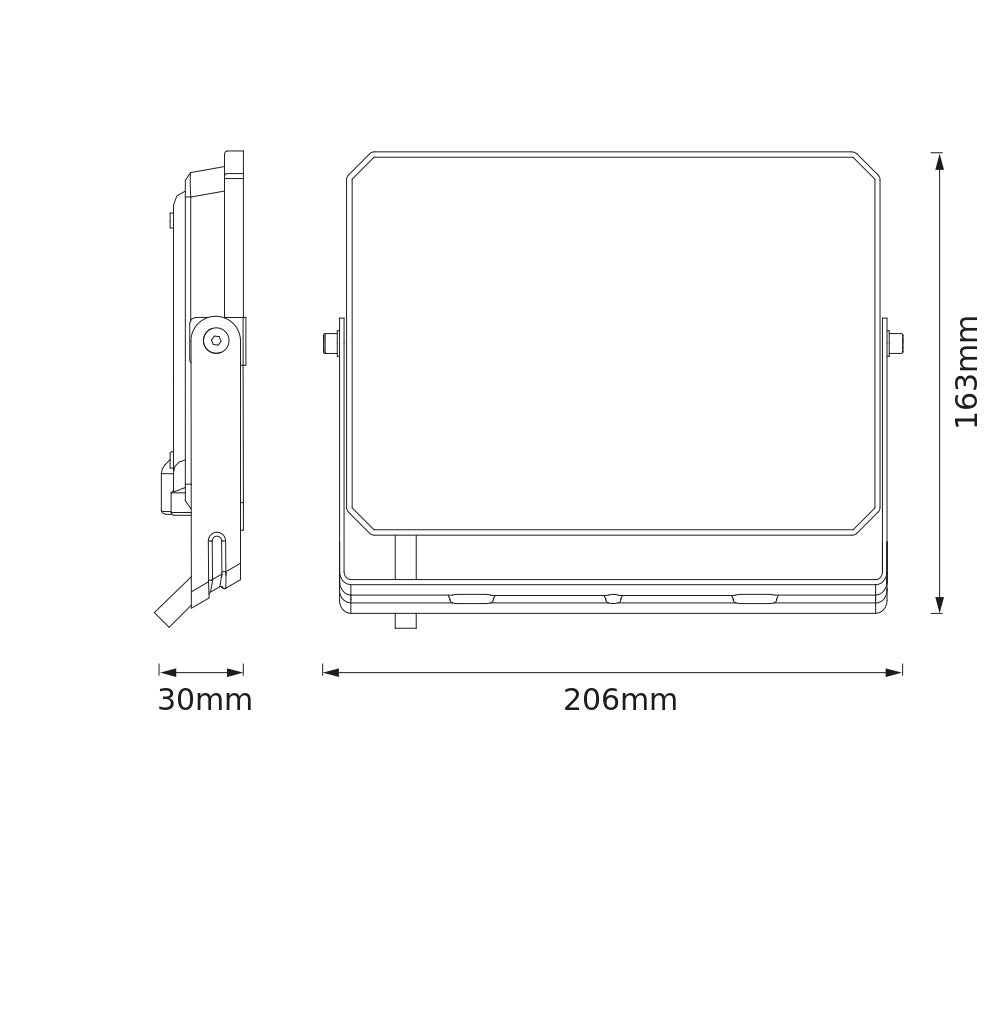 LED reflektor 50W IP65 3000K 105° – vonkajšie LED svietidlo BELLALUX
