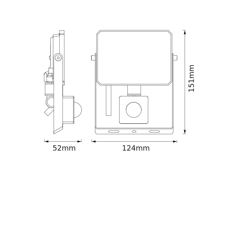 LED reflektor 20W IP65 6500K 105° – vonkajšie LED svietidlo BELLALUX