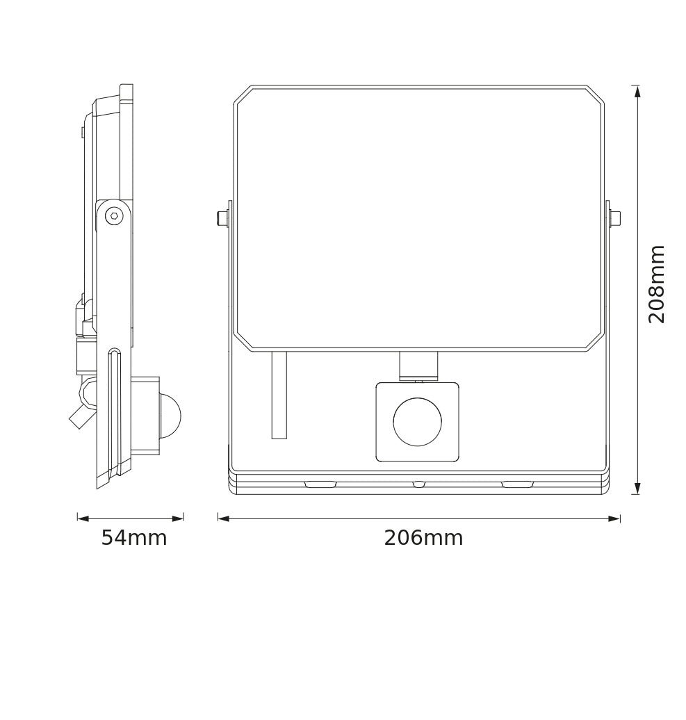 LED reflektor 50W IP65 3000K 105° – vonkajšie LED svietidlo BELLALUX