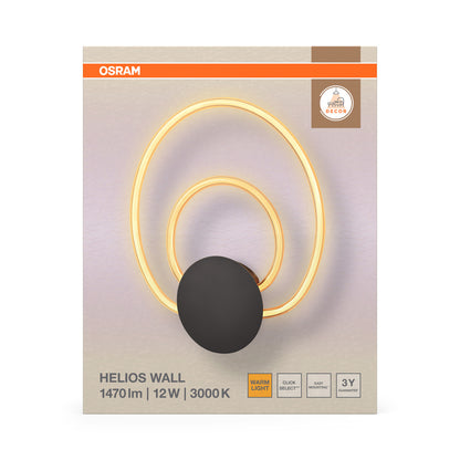 LED nástenné svietidlo 12W IP20 3000K 360° – nástenné LED svietidlo OSRAM
