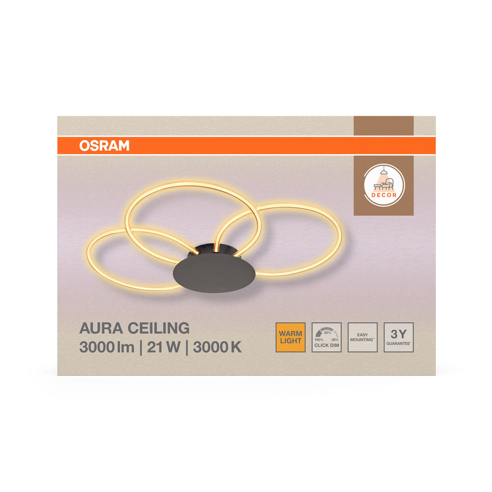 LED stropné svietidlo 21W IP20 3000K 360° – stropné LED svietidlo OSRAM