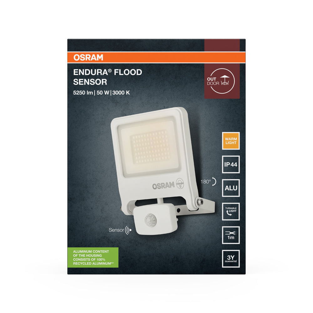 LED reflektor 50W IP44 3000K 110° – vonkajšie LED svietidlo OSRAM