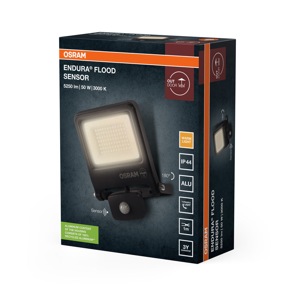 LED reflektor 50W IP44 3000K 110° – vonkajšie LED svietidlo OSRAM