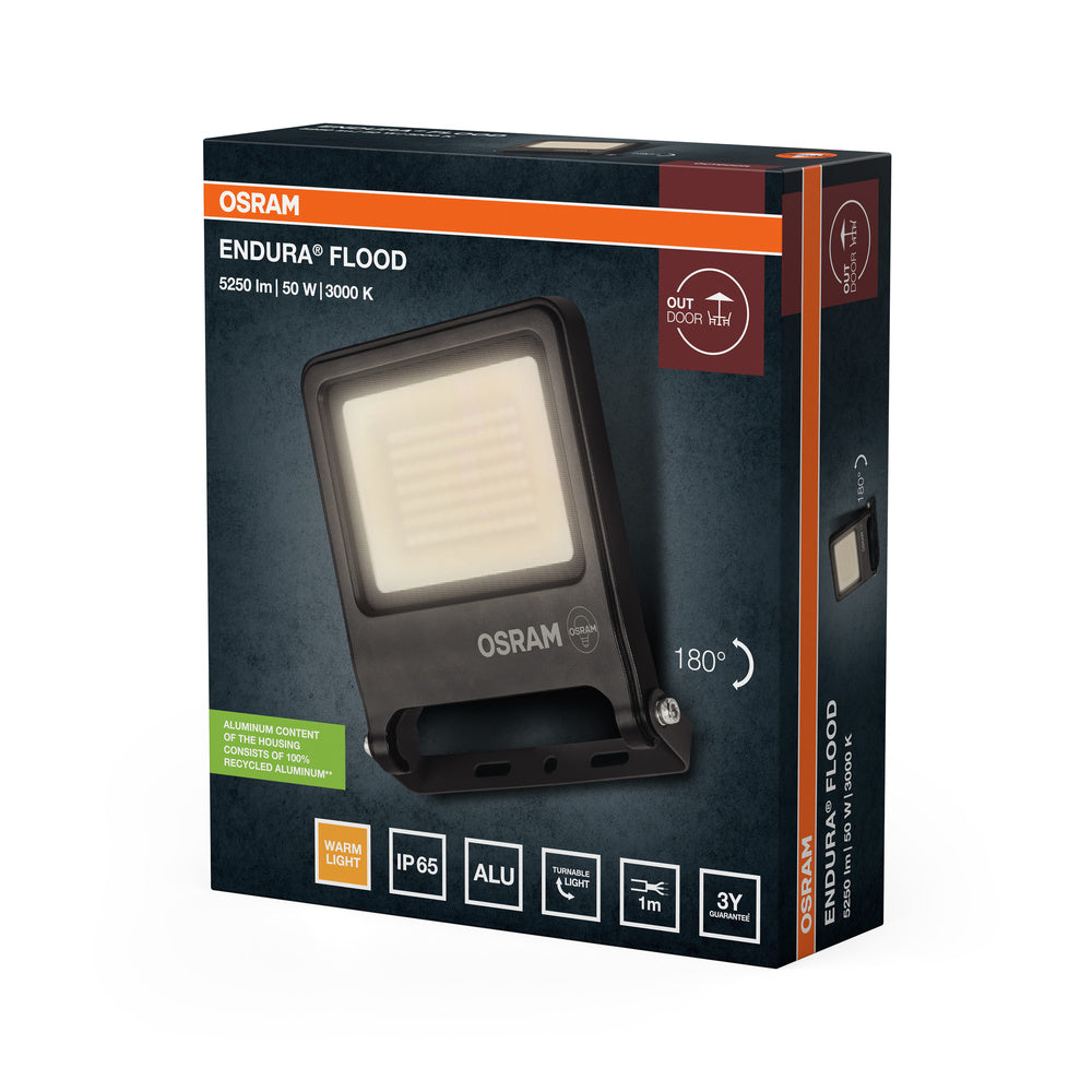 LED reflektor 50W IP65 3000K 110° – vonkajšie LED svietidlo OSRAM