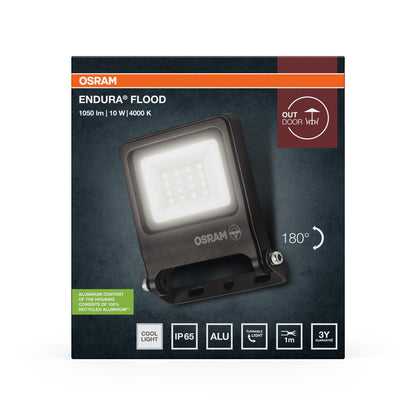 LED reflektor 10W IP65 4000K 110° – vonkajšie LED svietidlo OSRAM