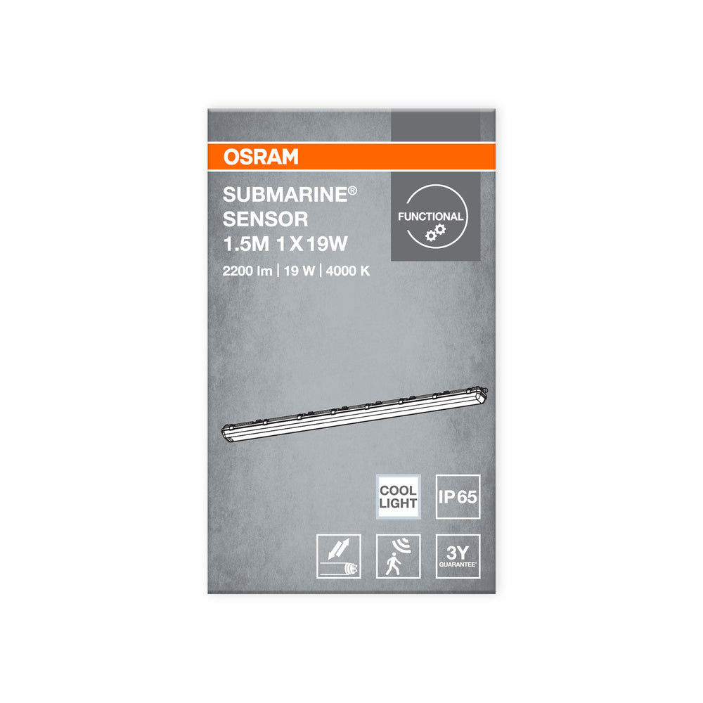 LED prachotesné svietidlo 19W IP65 4000K 140° – priemyselné prachotesné svietidlo OSRAM