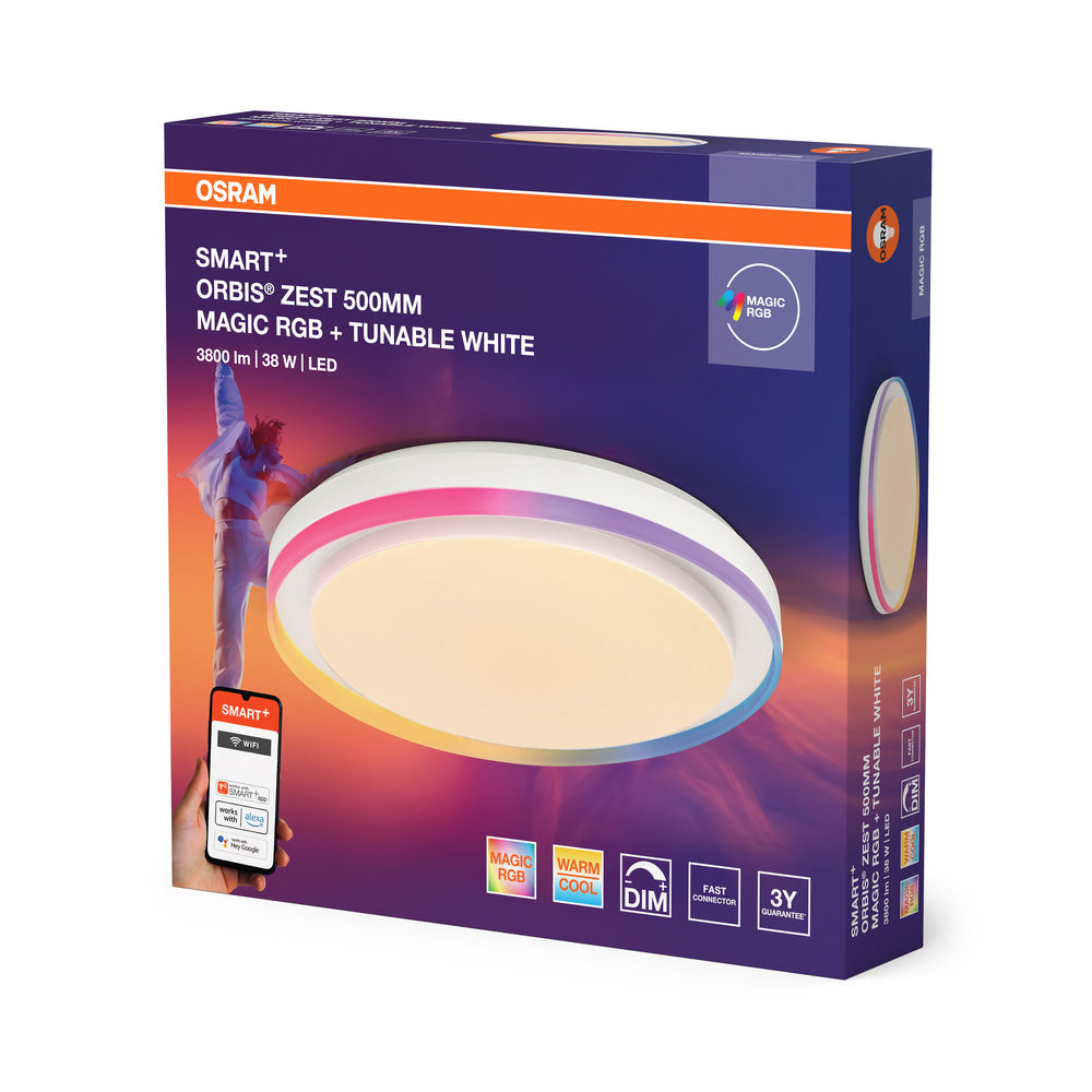 LED stropné svietidlo 38W IP20 6500K 120° – stropné LED svietidlo OSRAM