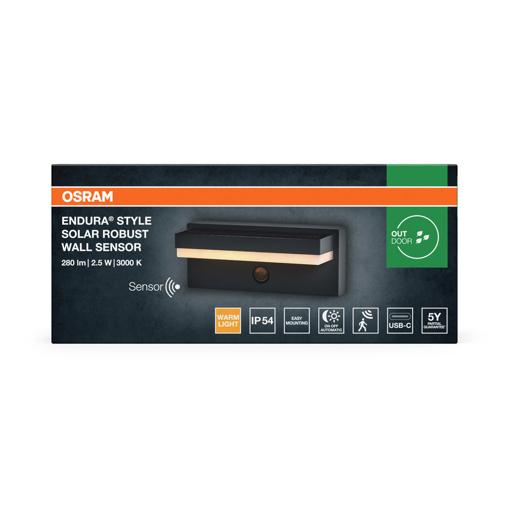 LED nástenné svietidlo 2.50W IP54 3000K 90° – nástenné LED svietidlo OSRAM