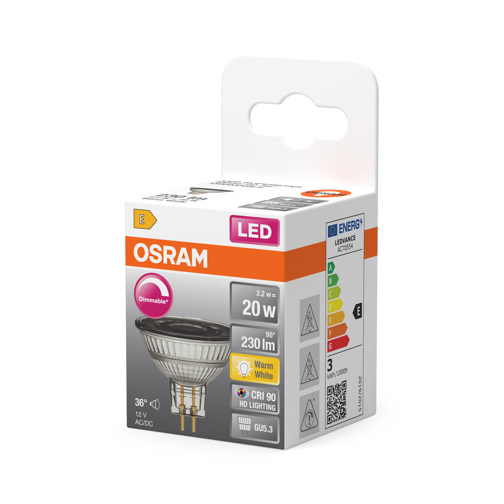 LED stropné svietidlo 2.2W IP20 2700K 36° – stropné LED svietidlo OSRAM